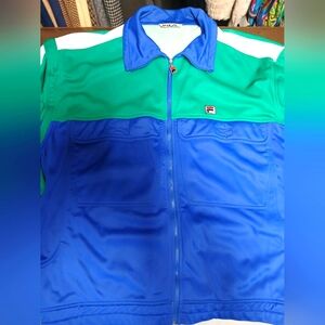 FILA Men's Track Jacket Removable Sleeves